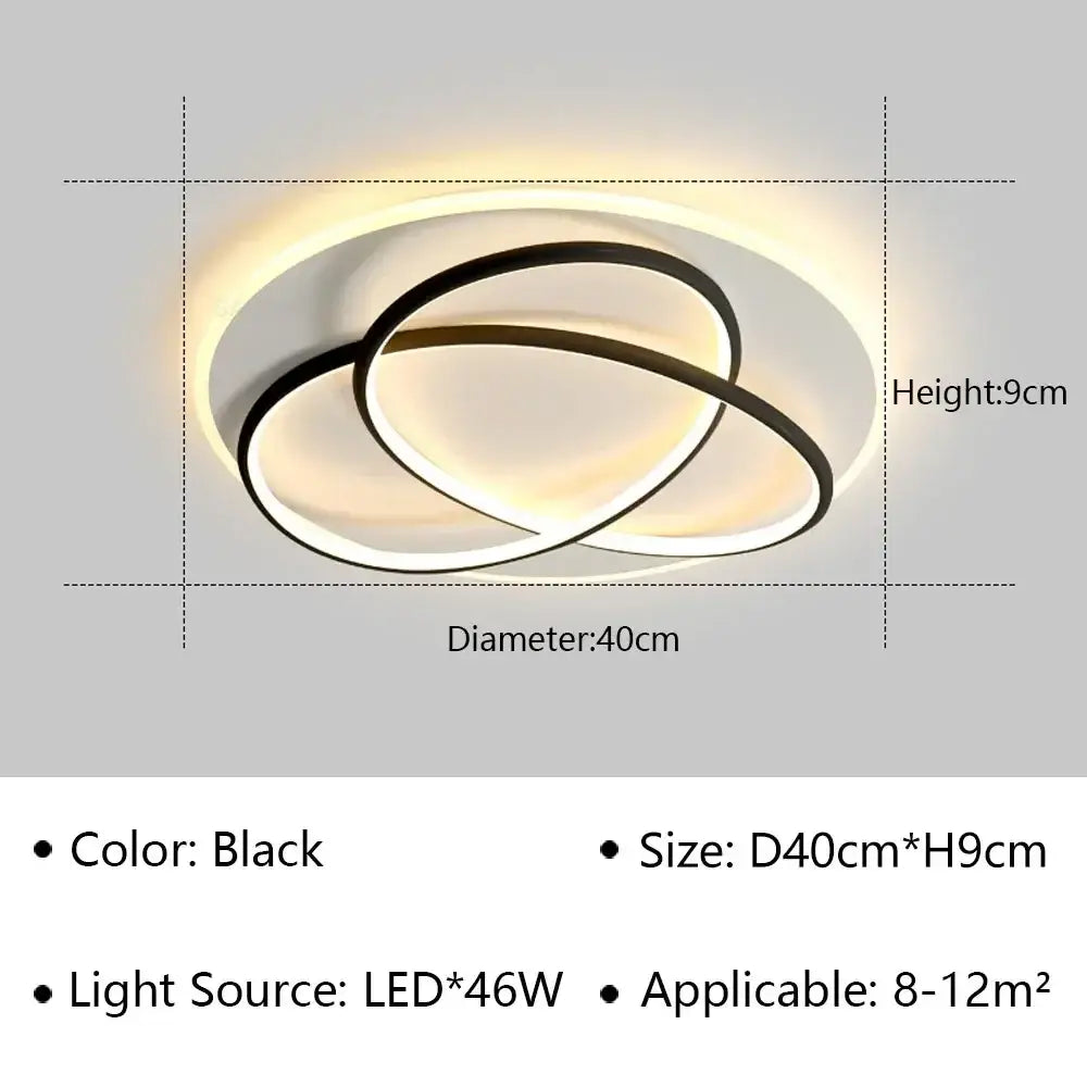 LED Modern Flush Mount Light | Dining Room Home Lighting
