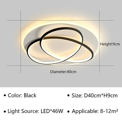 LED Modern Flush Mount Light | Dining Room Home Lighting