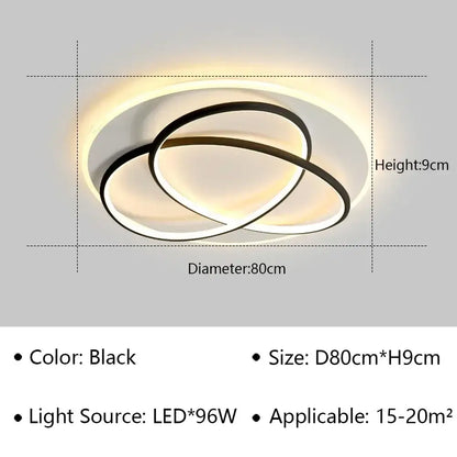 LED Modern Flush Mount Light | Dining Room Home Lighting