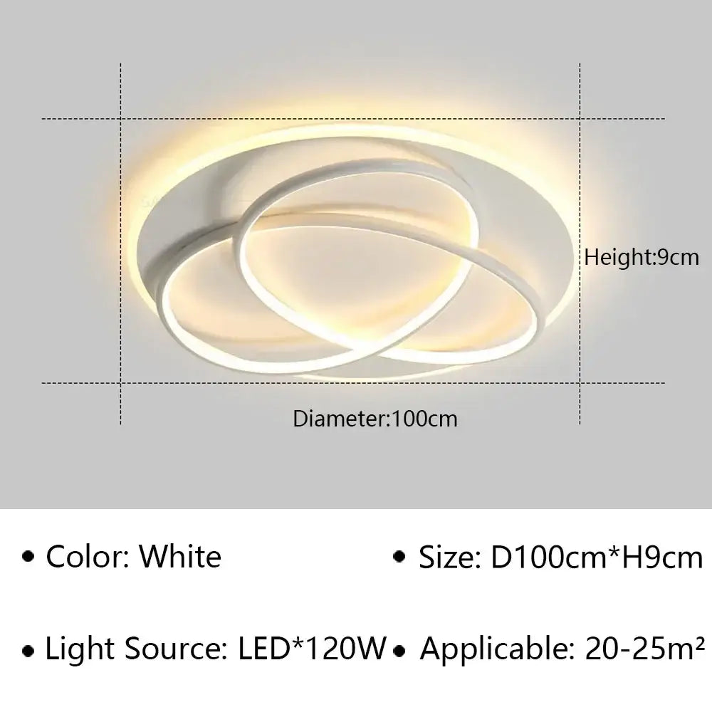 LED Modern Flush Mount Light | Dining Room Home Lighting