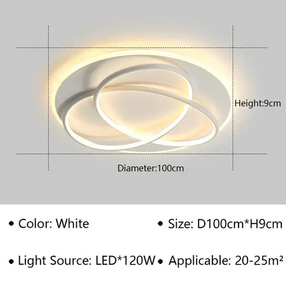 LED Modern Flush Mount Light | Dining Room Home Lighting