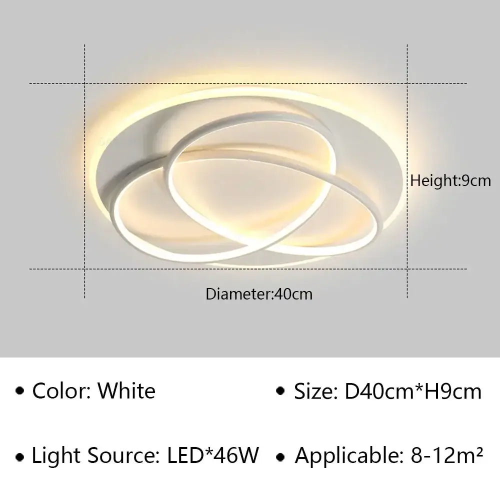 LED Modern Flush Mount Light | Dining Room Home Lighting