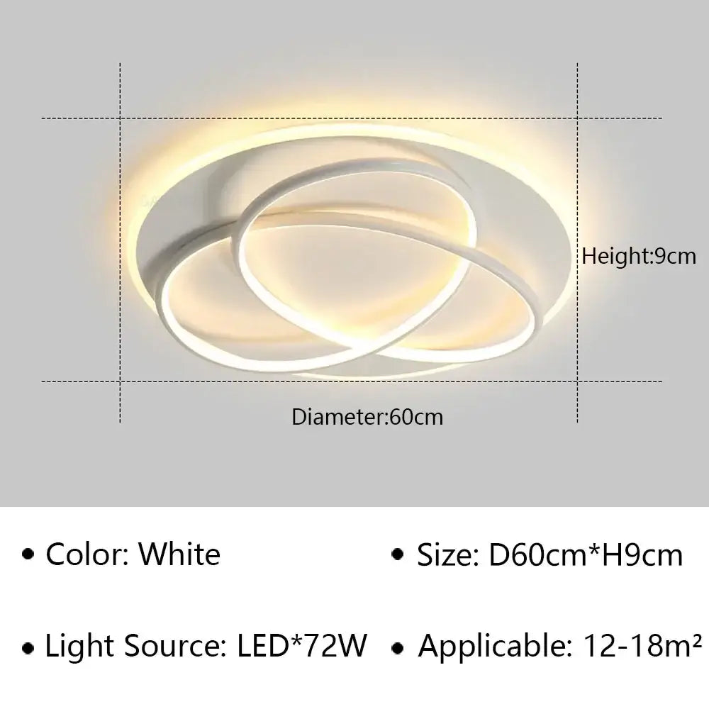 LED Modern Flush Mount Light | Dining Room Home Lighting