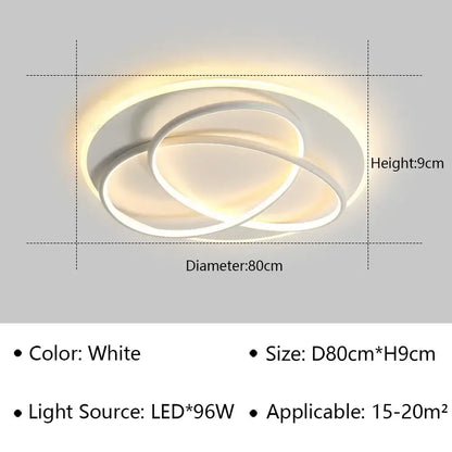 LED Modern Flush Mount Light | Dining Room Home Lighting
