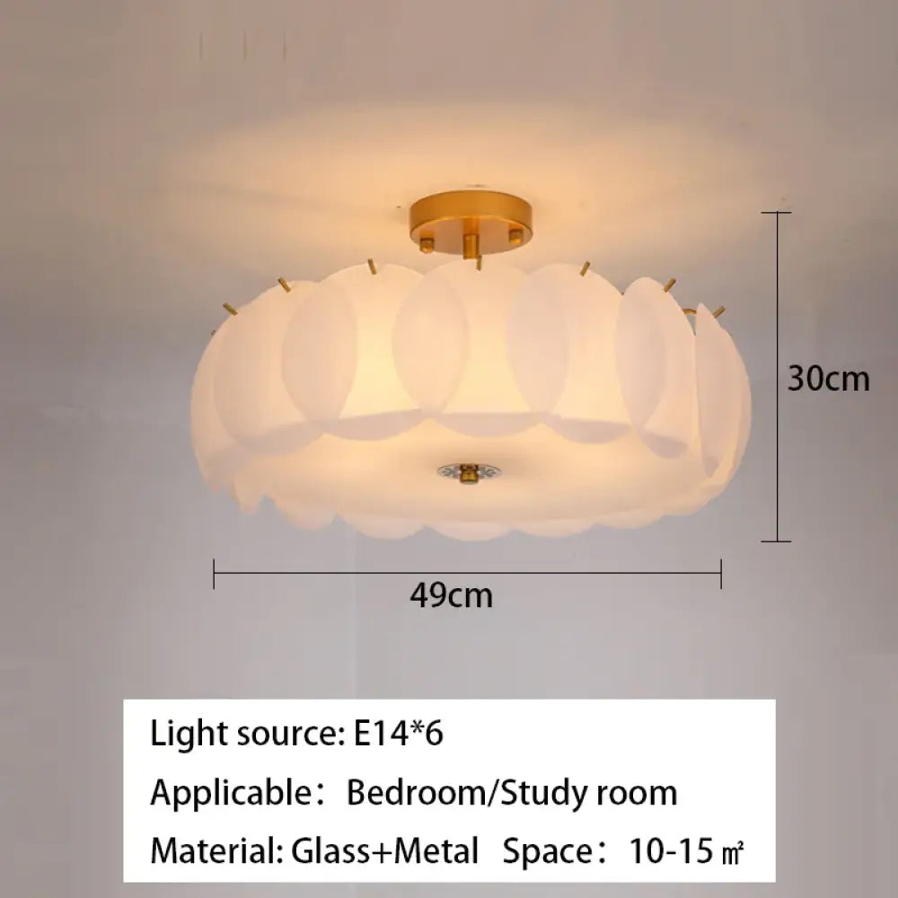 LED Modern Glass Chandelier | Bedroom &amp; Bedside Lighting