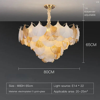 LED Modern Glass Chandelier | Modern Dining Room Lighting