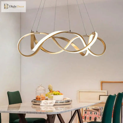 LED Modern Gold Chandelier | Dining Room Home Lighting