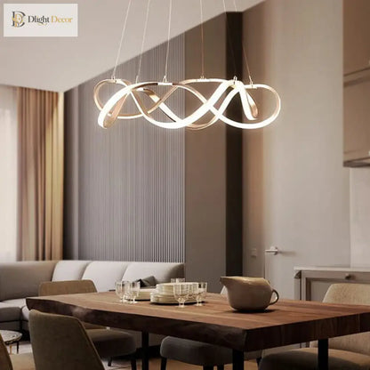 LED Modern Gold Chandelier | Dining Room Home Lighting