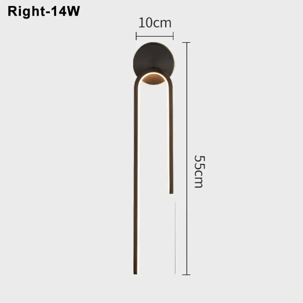 LED Modern Signature Wall Sconce | Bedroom Home Lighting