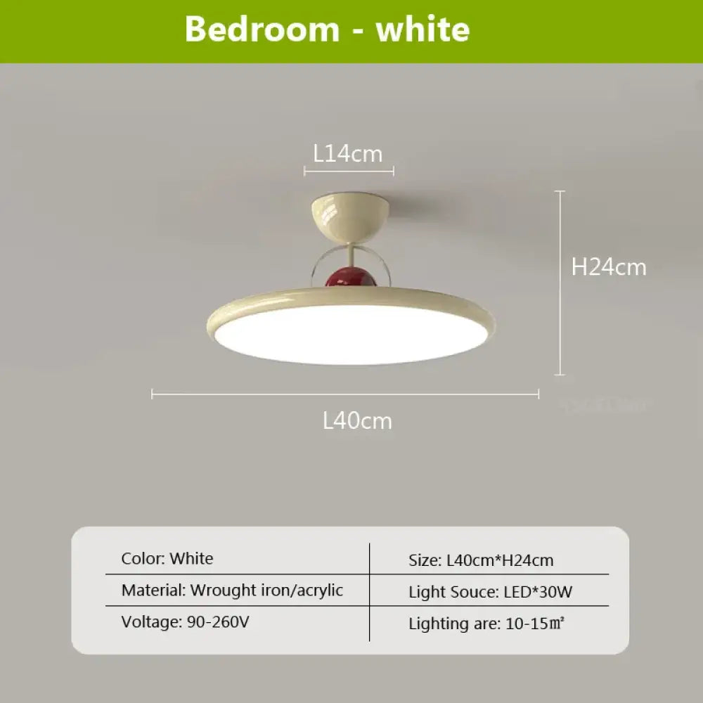 LED Nordic Ceiling Light | Bedroom &amp; Bedside Lighting