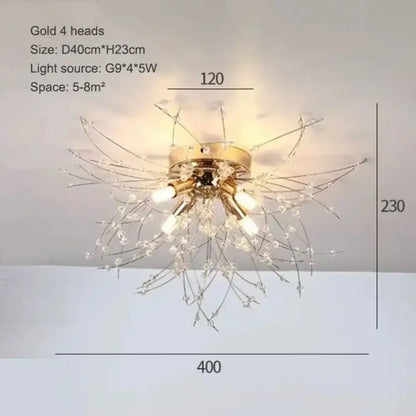 LED Nordic Chandelier | Modern Dining Room Lighting