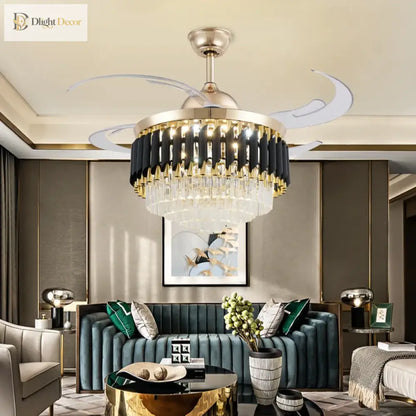 LED Nordic Crystal Chandelier | Living Room Home Lighting