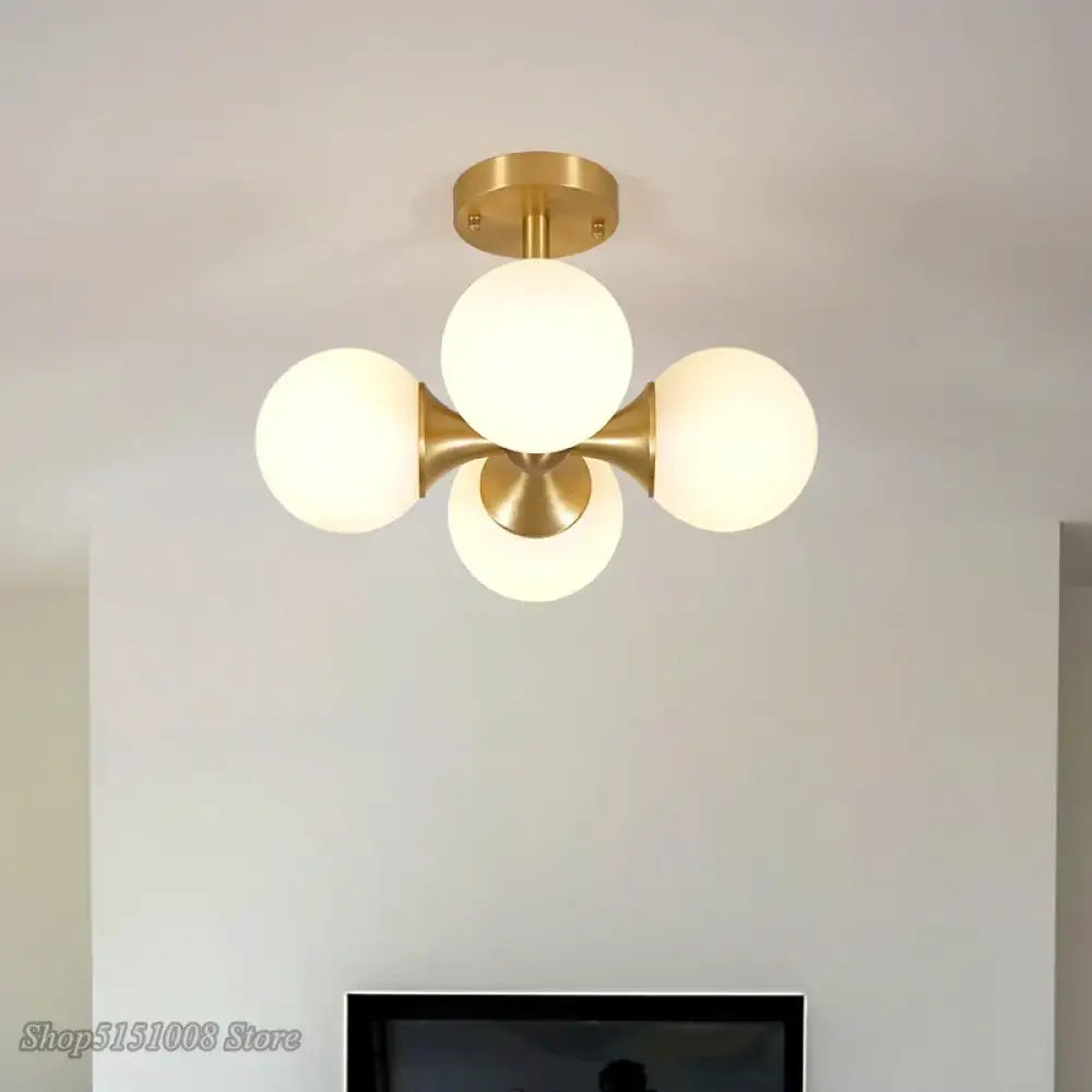 LED Nordic Flush Mount Light | Bedroom &amp; Bedside Lighting