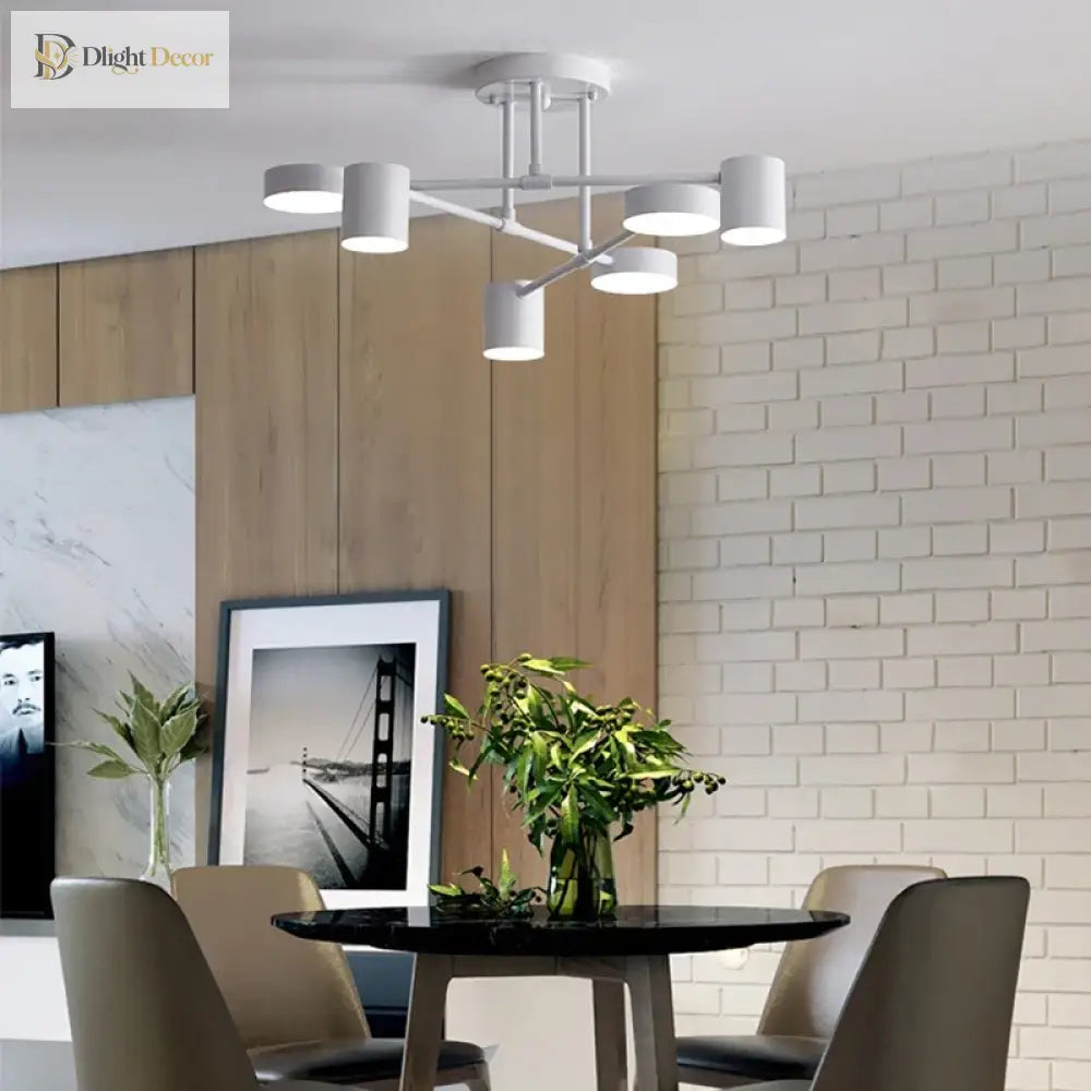 LED Nordic Flush Mount Light | Dining Room Home Lighting