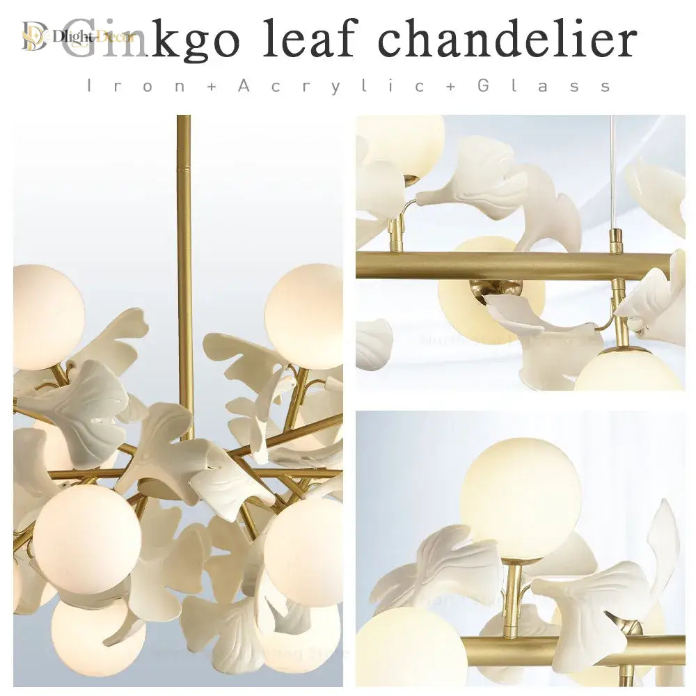 LED Nordic Glass Chandelier | Bedroom &amp; Bedside Lighting