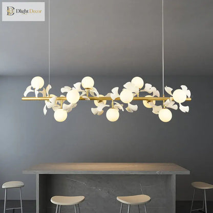 LED Nordic Glass Chandelier | Bedroom &amp; Bedside Lighting