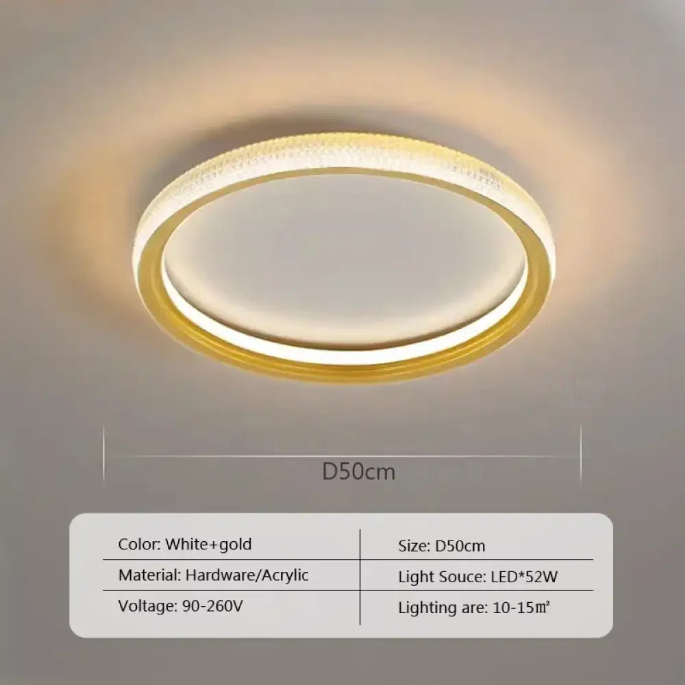 LED Nordic Gold Ceiling Light | Dining Room Home Lighting
