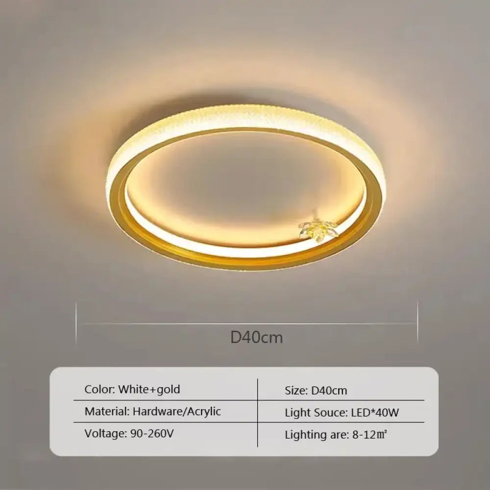 LED Nordic Gold Ceiling Light | Dining Room Home Lighting