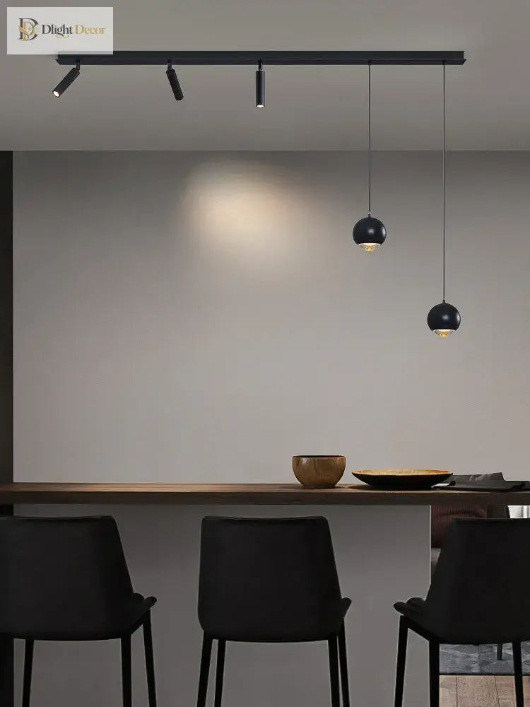 LED Nordic Linear Pendant Light | Dining Room Lighting