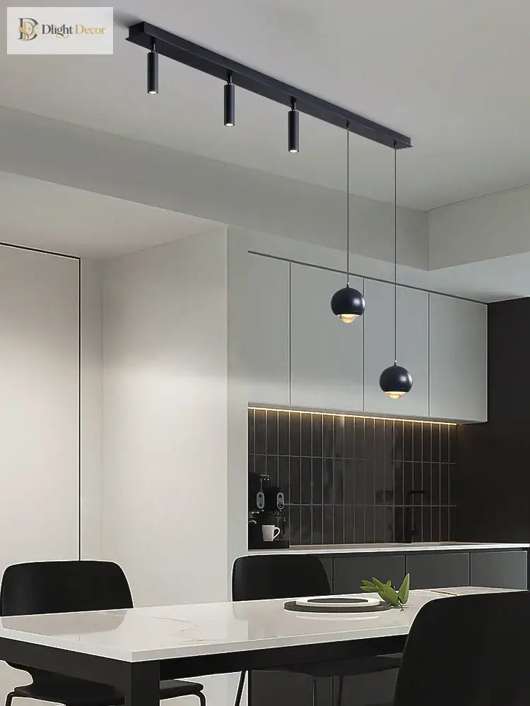 LED Nordic Linear Pendant Light | Dining Room Lighting