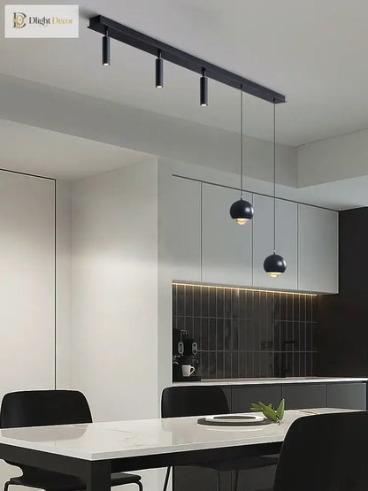 LED Nordic Linear Pendant Light | Dining Room Lighting