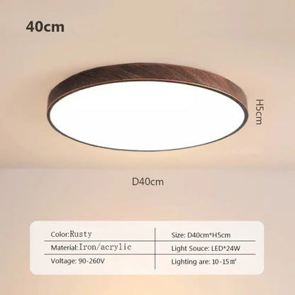 LED Nordic Modern Ceiling Light | Modern Bedroom Lighting