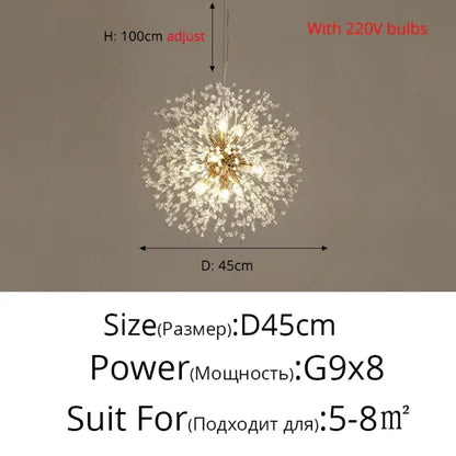 LED Nordic Modern Chandelier | Dining Room Home Lighting