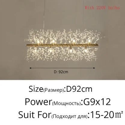 LED Nordic Modern Chandelier | Dining Room Home Lighting