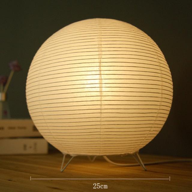 LED Paper Lantern Desk Lamp Creative Radio Table Lamps Kids Baby Feeding Small Night Light Bedroom Bedside Lamp Lights Art Decor Cute Study Lamps for Bedroom Décor
