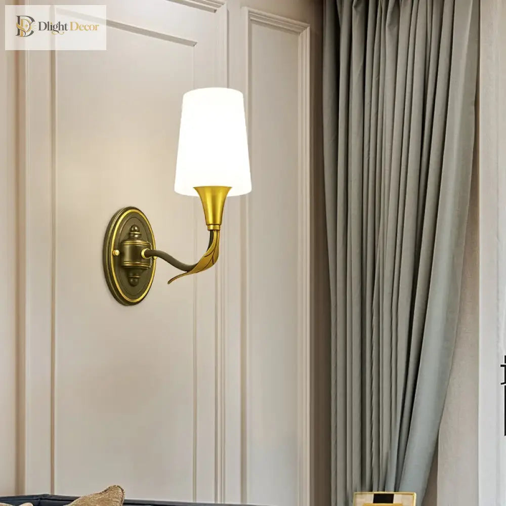 Lily Vintage Wall Sconce | Bedroom &amp; Hallway Home Lighting
