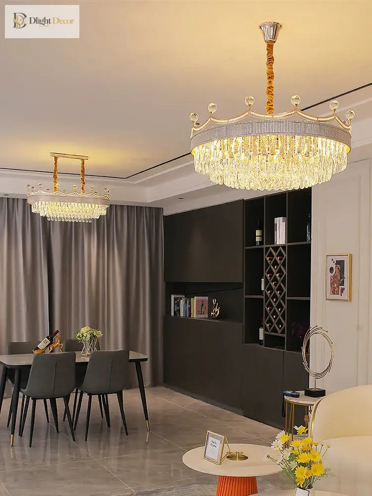 Living Modern Crystal Chandelier | Dining Room Lighting