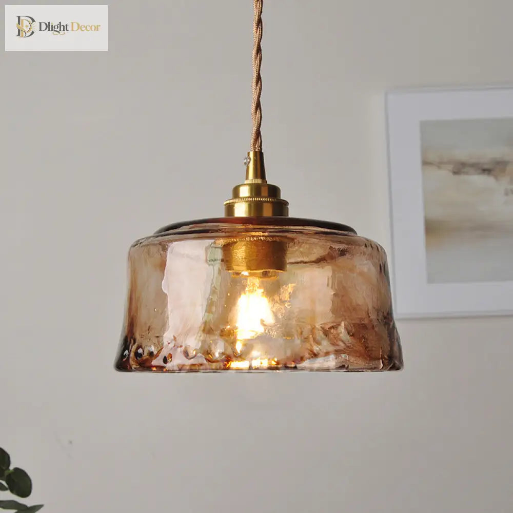 Margaux Brass Glass Pendant Light | Dining Room Lighting