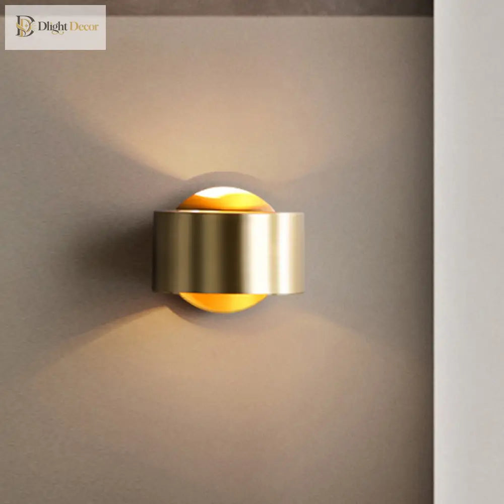 Modern Brass Wall Sconce | Bedroom &amp; Bedside Lighting