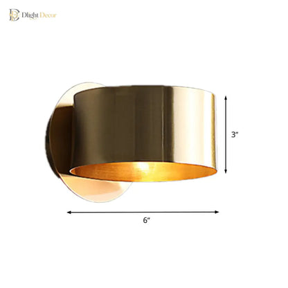 Modern Brass Wall Sconce | Bedroom &amp; Bedside Lighting