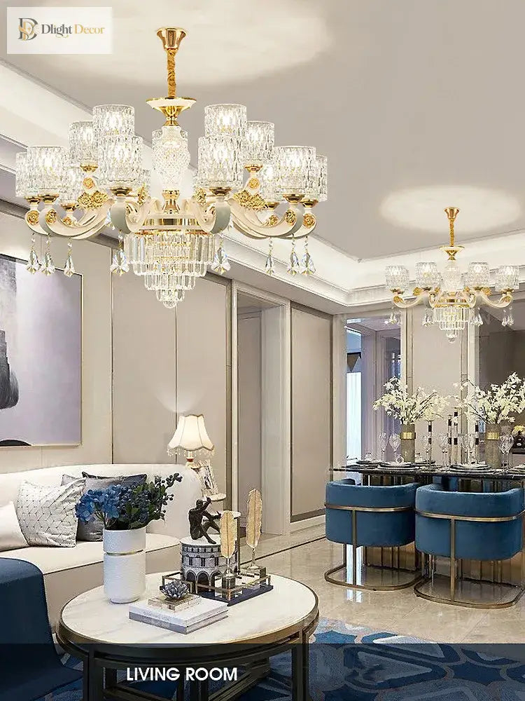 Modern Crystal Chandelier | Modern Dining Room Lighting