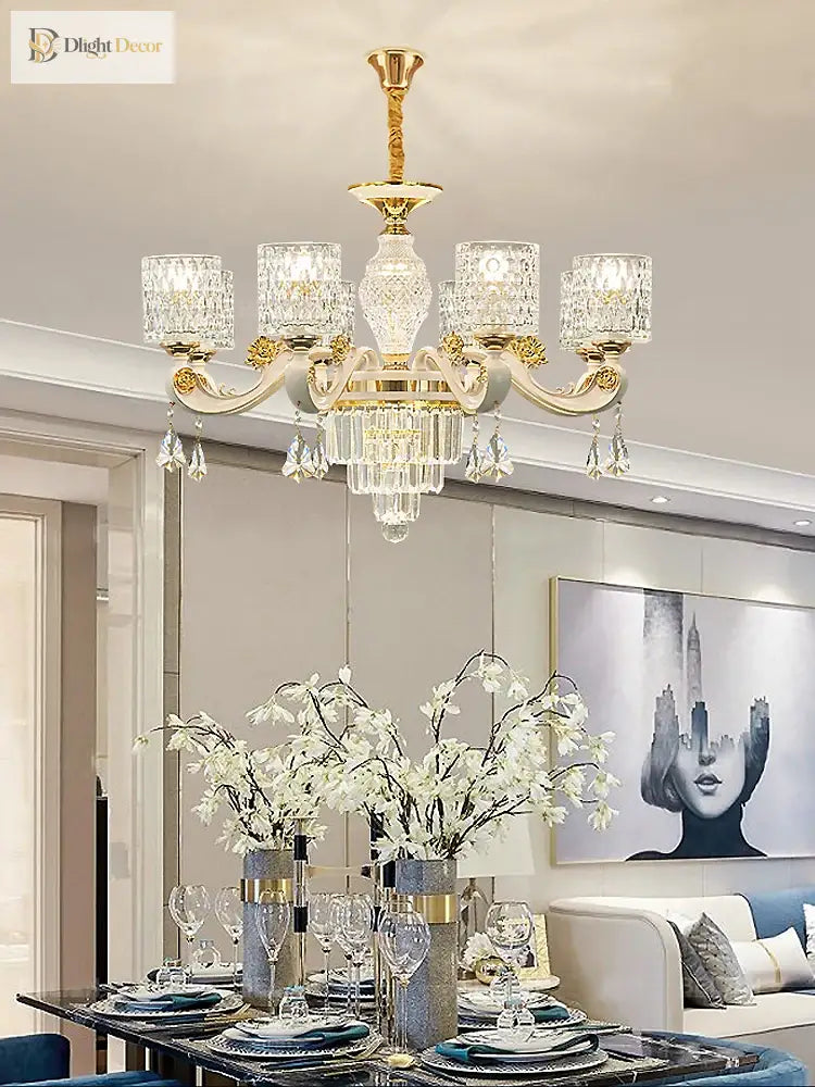 Modern Crystal Chandelier | Modern Dining Room Lighting