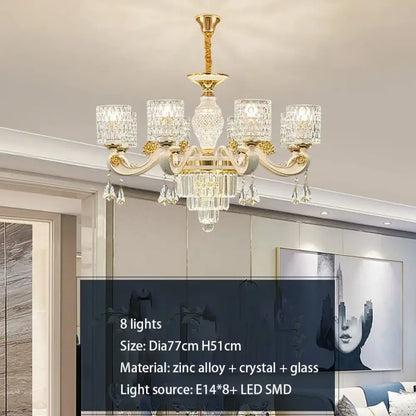 Modern Crystal Chandelier | Modern Dining Room Lighting