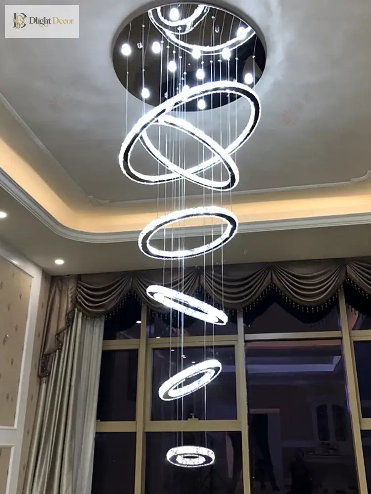 Modern Crystal Chandelier | Hallway &amp; Entry Home Lighting