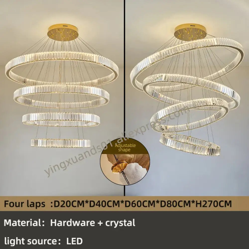Modern Crystal Chandelier | Modern Living Room Lighting