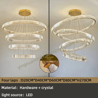 Modern Crystal Chandelier | Modern Living Room Lighting