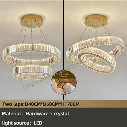 Modern Crystal Chandelier | Modern Living Room Lighting