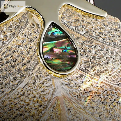 Modern Crystal Glass Chandelier | Modern Bedroom Lighting