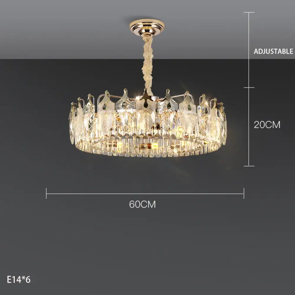 Modern Crystal Glass Chandelier | Modern Bedroom Lighting