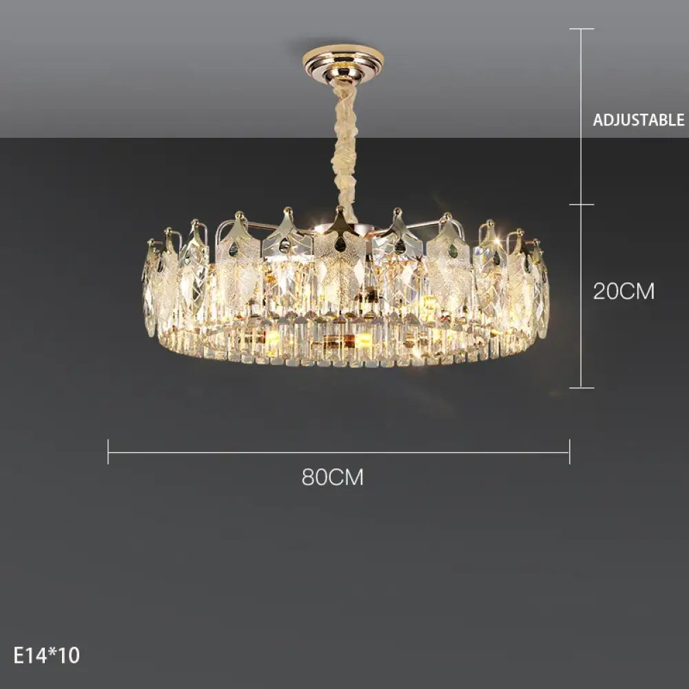 Modern Crystal Glass Chandelier | Modern Bedroom Lighting
