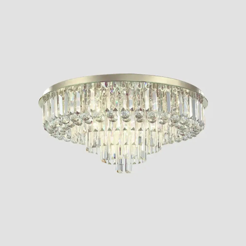 Modern Crystal Gold Black Chandelier | Dining Room Lighting