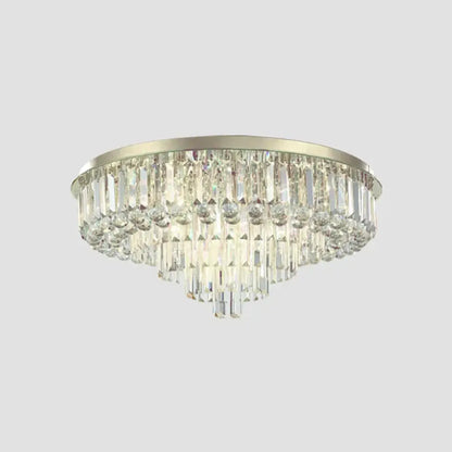 Modern Crystal Gold Black Chandelier | Dining Room Lighting
