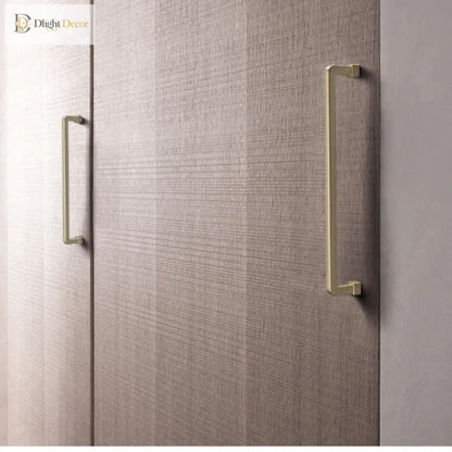 Modern European Gold and Gray Cabinet Handles - Zinc Alloy Drawer Knobs and Door Pulls for Furniture