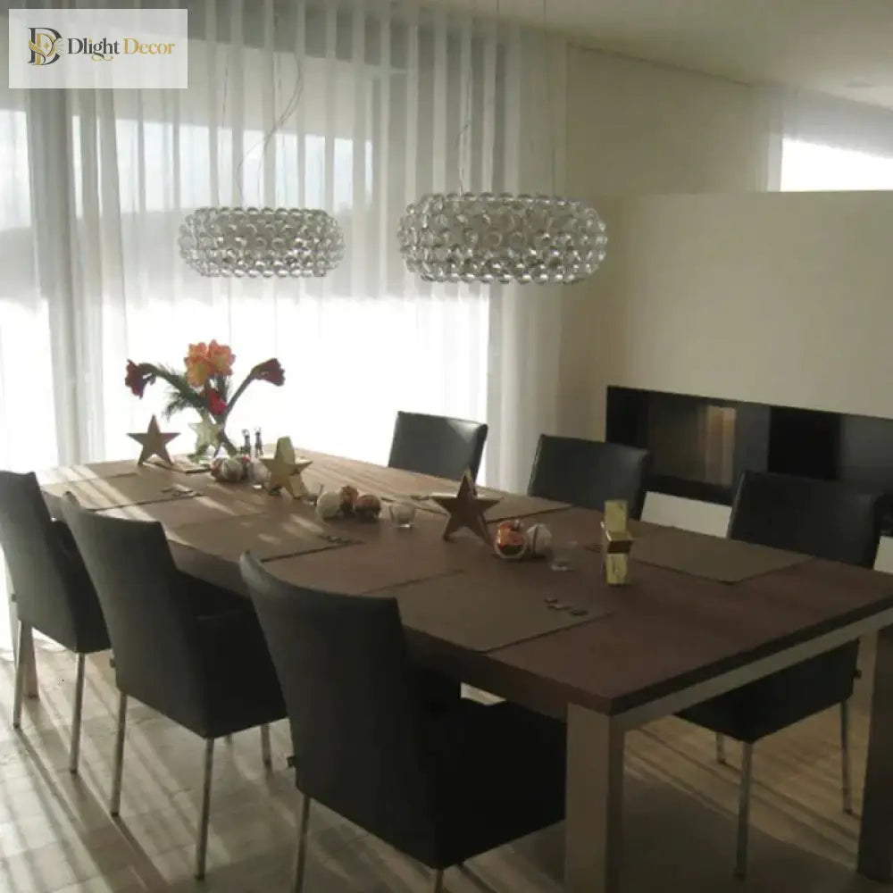 Modern Glass Chandelier | Modern Dining Room Lighting
