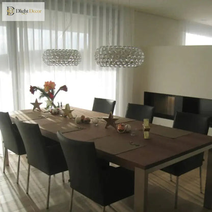 Modern Glass Chandelier | Modern Dining Room Lighting