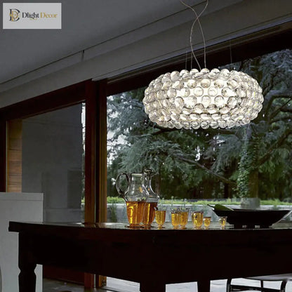 Modern Glass Chandelier | Modern Dining Room Lighting